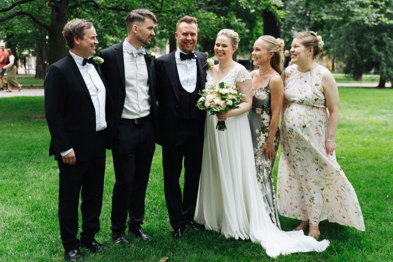 hääkuvaus vanha kirkkopuisto Ruttopuisto